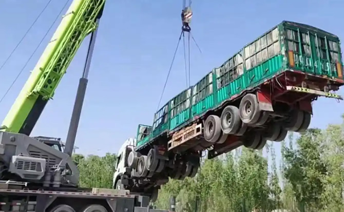 广信区道路脱困救援案例